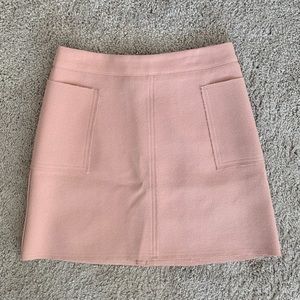 Topshop Dusty Rose Pink Mini Skirt